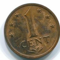 1 CENT 1976 ANTILLAS NEERLANDESAS Bronze Colonial Moneda #S10699.E.A - Antille Olandesi