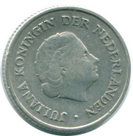 1/4 GULDEN 1962 NIEDERLÄNDISCHE ANTILLEN SILBER Koloniale Münze #NL11102.4.D.A - Antilles Néerlandaises