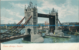R029686 Tower Bridge. London. Valentine - Andere & Zonder Classificatie
