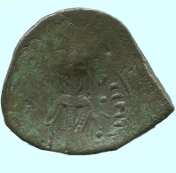 Authentic Original Ancient BYZANTINE EMPIRE Trachy Coin 2g/22mm #AG645.4.U.A - Byzantium