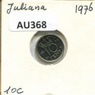 10 CENT 1976 NIEDERLANDE NETHERLANDS Münze #AU368.D.A - 1948-1980: Juliana