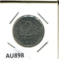 2 FRANCS 1979 FRANCE Pièce #AU898.F.A - 2 Francs