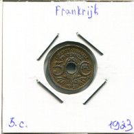 5 CENTIMES 1923 FRANKREICH FRANCE Französisch Münze #AM020.D.A - 5 Centimes