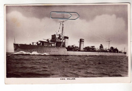 CPA MARINE NAVIRE DE GUERRE DESTROYER  ANGLAIS HMS H.M.S. WALLACE - Warships
