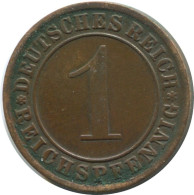 1 REICHSPFENNIG 1934 A ALLEMAGNE Pièce GERMANY #AD430.9.F.A - 1 Reichspfennig