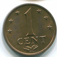 1 CENT 1977 ANTILLAS NEERLANDESAS Bronze Colonial Moneda #S10710.E.A - Niederländische Antillen