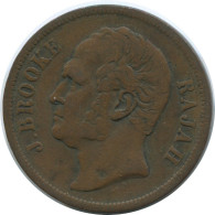 1 CENT 1863 SARAWAK MALAYSIEN MALAYSIA Münze #AE784.16.D.A - Malesia