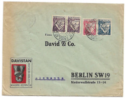 (C02) - AFINSA N°516X2+523+527 - LETTRE AMBULANCIAS AVENIDA - GARE => ALLEMAGNE 1933 - Storia Postale