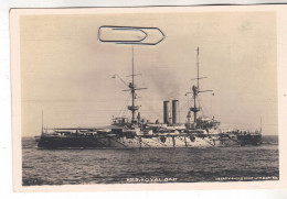 CPA MARINE NAVIRE DE GUERRE CUIRASSE ANGLAIS HMS H.M.S. ROYAL OAK - Guerre