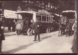 PARIS 1900 LA CIRCULATION SUR UN BOULEVARD - Sonstige & Ohne Zuordnung