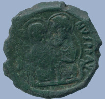 JUSTINII FOLLIS CONSTANTINOPLE YEAR 6 569/570 13.48g/28.73mm #ANC13698.16.E.A - Byzantines
