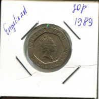 20 PENCE 1989 UK GROßBRITANNIEN GREAT BRITAIN Münze #AN584.D.A - 20 Pence