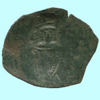 Authentique Original Antique BYZANTIN EMPIRE Trachy Pièce 1.8g/26mm #AG595.4.F.A - Byzantinische Münzen