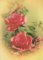 FLOWERS Vintage Postcard CPSM #PAS099.A - Bloemen