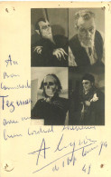 050524 - SPECTACLE ARTISTE THEATRE Autographe 1948 - CANALI Strasbourg Marseille - Diable Mort Vivant - Teatro