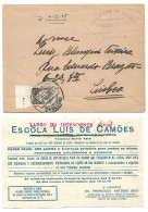 (C02) - AFINSA N°514 + MAQ. 3 EN MARGE - LETTRE LISBOA => LISBOA 1936 - ESCOLA LUIZ DE CAMOES - Cartas & Documentos