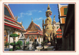 THAILANDE - The Beautiful Most Excellent Thai Arts In A Corner Of Wat Phrakaeu - Bangkok - Statue - Carte Postale - Thaïland