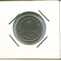 1 DINAR 1965 YUGOSLAVIA Coin #AR653.U.A - Jugoslavia