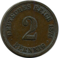 1 PFENNIG 1874 A ALLEMAGNE Pièce GERMANY #AX399.F.A - 1 Pfennig