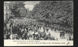 Bruxelles Les Funérailles De S.M. La Reine Des Belges Septembre 1902 Brussel Htje - Fiestas, Celebraciones