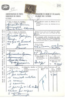 (C02) - PORTUGAL - AFINSA N°794 SOBRE DECLARACAO PARA A ALFANDEGA - 1970 - Brieven En Documenten
