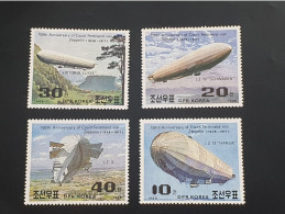 COREE DU NORD 1988 Série N°1986/1989 Yvert 2020 "10€" MNH** - Korea (Noord)