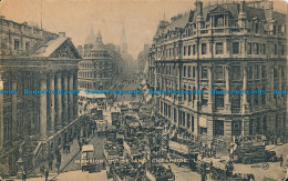 R029744 Mansion House And Cheapside. London. Valentine. Bromotype. 1922 - Sonstige & Ohne Zuordnung