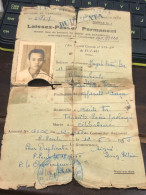 VIET NAM-OLD-ID PASSPORT INDO-CHINA-name-HUYNH VAN BA-1950-1pcs Book PAPER - Verzamelingen