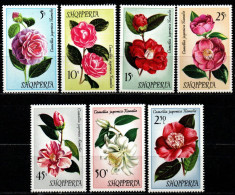 Albanien 1972 - Mi.Nr. 1549 - 1555 - Postfrisch MNH - Blumen Flowers Kamelien - Sonstige & Ohne Zuordnung