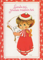 ANGELO Buon Anno Natale Vintage Cartolina CPSM #PAJ036.A - Angeli