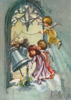 ANGEL CHRISTMAS Holidays Vintage Postcard CPSM #PAH384.A - Angeli