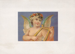 ENGEL WEIHNACHTSFERIEN Feiern & Feste Vintage Ansichtskarte Postkarte CPSM #PAH326.A - Angeli