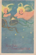 ANGEL CHRISTMAS Holidays Vintage Postcard CPSMPF #PAG758.A - Angeli