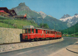 TRENO TRASPORTO FERROVIARIO Vintage Cartolina CPSM #PAA920.A - Treni