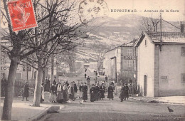 TOP RETOURNAC AVENUE DE LA GARE 1909 - Retournac