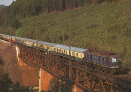 TREN TRANSPORTE Ferroviario Vintage Tarjeta Postal CPSM #PAA846.A - Treni