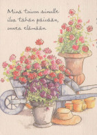 FLEURS Vintage Carte Postale CPSM #PBZ462.A - Flores
