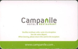 France. Campanile - Hotel Keycards