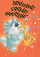 KATZE MIEZEKATZE Tier Vintage Ansichtskarte Postkarte CPSM #PAM225.A - Cats