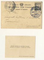 (C02) -  PORTUGAL LUSIADAS - AFINSA N°517 - LETTRE LISBOA => BENAVENTE 1934 + CARTE DE VISITE ANTONIO SALAZAR - Brieven En Documenten