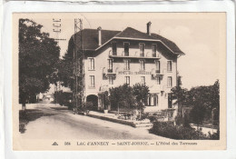 CPA :  14 X 9  -  LAC D'ANNECY  -  SAINT-JORIOZ.  -  L'Hôtel Des Terrasses - Andere & Zonder Classificatie