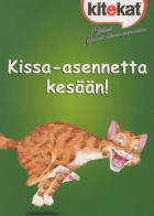 KATZE MIEZEKATZE Tier Vintage Ansichtskarte Postkarte CPSM #PBQ972.A - Katten