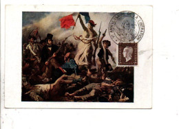 5 ANS DE LA LIBERATION DE DIJON 1949 - Bolli Commemorativi