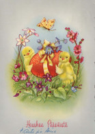 PÂQUES POULET ŒUF Vintage Carte Postale CPSM #PBP250.A - Easter
