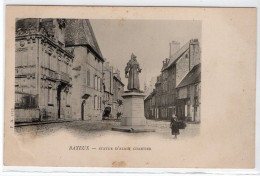 CPA BAYEUX Statue D'Alain Chartier - Bayeux