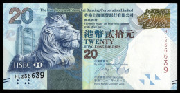 Hong Kong 2012 (Hongkong & Shanghai Banking Corporation Limited) 20 Dollars Banknote P-212b Fine Circulated + FREE GIFT - Hong Kong