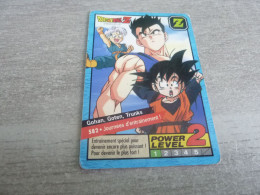 Dragon Ball Z - Power Level - Super - 2 - 1 -  N° 582 - Editions Bandai - Année 1995 - - Dragonball Z
