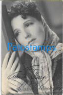 228283 ARTIST LIBERTAD LAMARQUE ARGENTINA ACTRESS & SINGER RADIO AUTOGRAPH PERFORATION POSTAL POSTCARD - Otros & Sin Clasificación