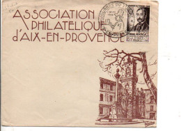 JOURNEE DU TIMBRE 1948 AIX EN PROVENCE - Gedenkstempel