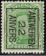 Typo 59-II B (ANTWERPEN 22 ANVERS) - O/used - Typografisch 1922-26 (Albert I)